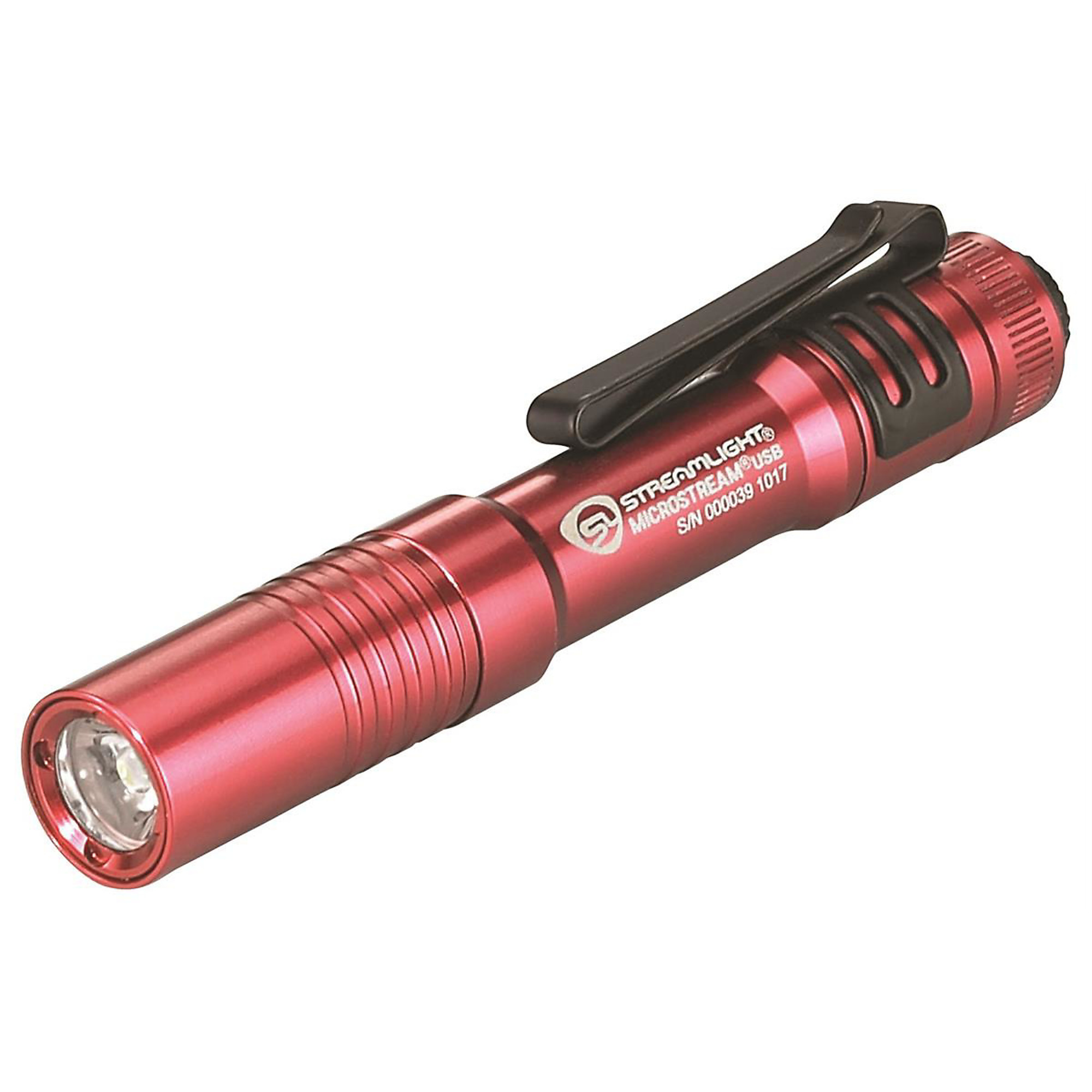 Streamlight MicroStream USB Penlight — 250 Lumens, 4in., Aluminum, IPX4 Water-Resistant, Red, Model# STL66602